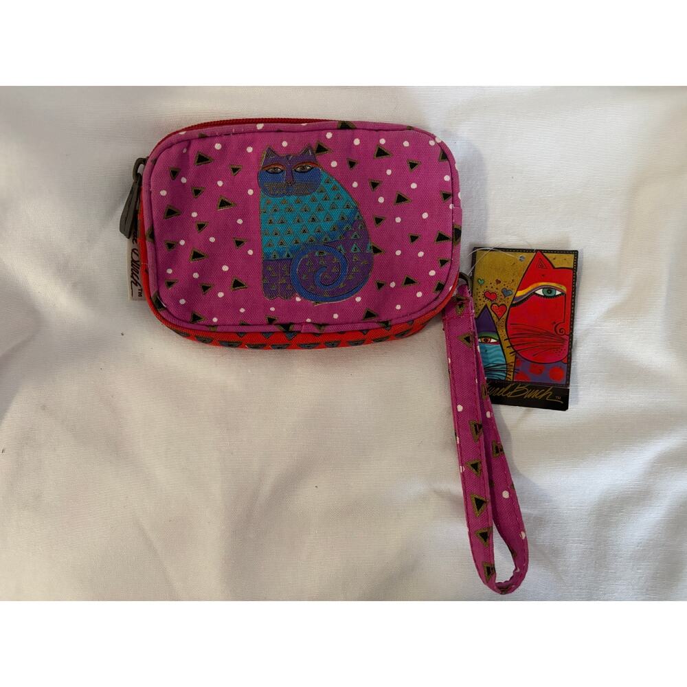 Laurel Burch Cats Wristlet / Wallet New